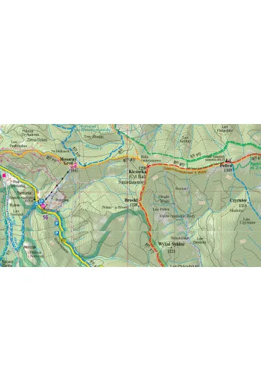 Babiog�rski Park Narodowy mapa turystyczna 1:50 000 laminat midi 2023