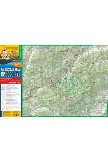 Babiog�rski Park Narodowy mapa turystyczna 1:50 000 laminat midi 2023