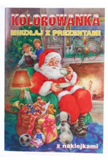 �wi�teczne kolorowanki z naklejkami