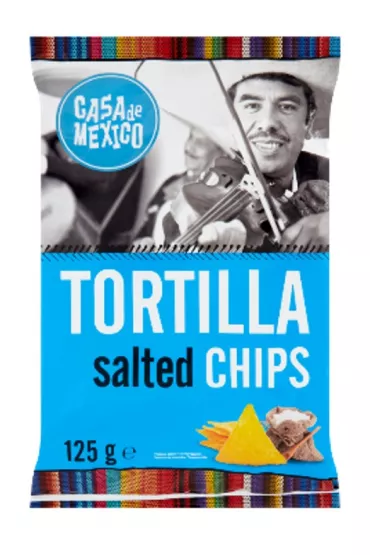 Casa De Mexico Tortilla chips solone 125 g