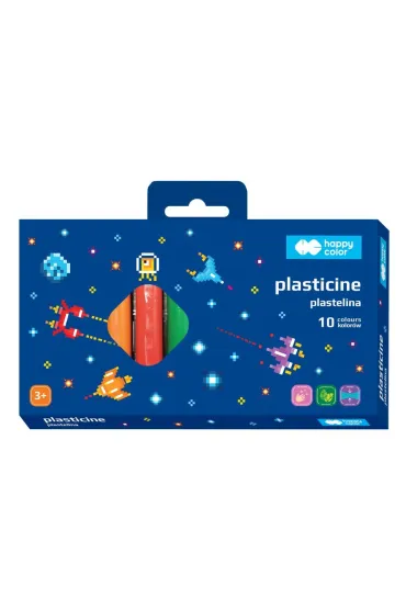 Plastelina Pixi Planet 10 kolor�w Happy Color