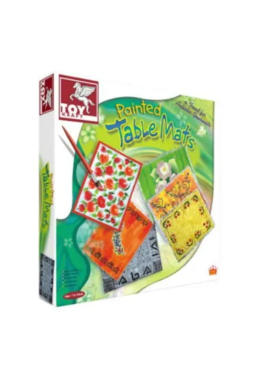 TK Painted table mats. Toy Kraft *