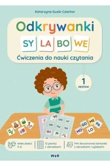 Odkrywanki Sylabowe �wiczenia do nauki czytania zestaw 1 - Katarzyna Guzik-Czachor
