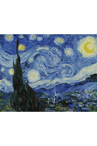 Ideyka Malowanie po numerach - Gwia�dzista noc 40x50cm