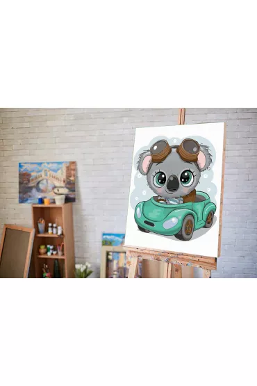 Twoje Hobby Malowanie po numerach - Nied�wied� 40x50cm