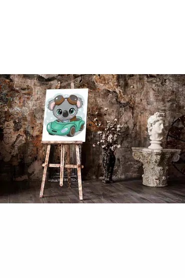 Twoje Hobby Malowanie po numerach - Nied�wied� 40x50cm