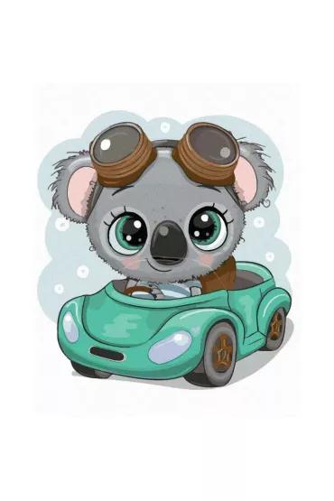 Twoje Hobby Malowanie po numerach - Nied�wied� 40x50cm