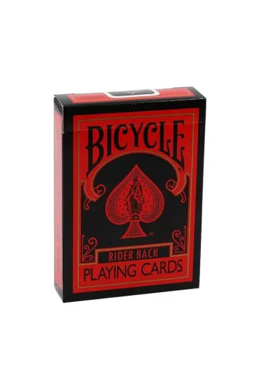 Bicycle Rider Back Reverse, karty do gry (czerwone i czarne)
