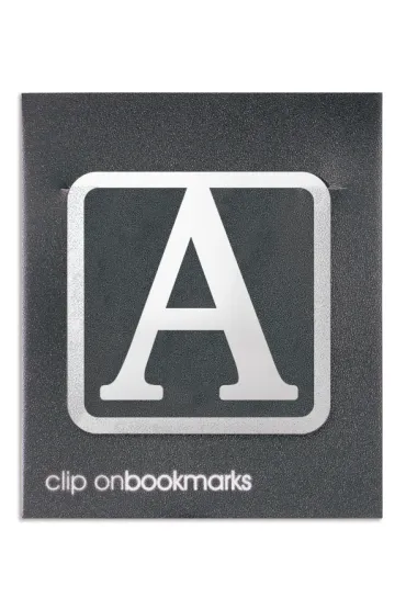 If Metalowa zak�adka - Litera A Clip-on