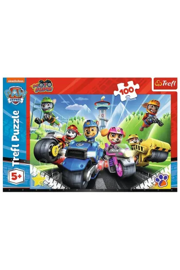 Puzzle 100 el. Psi Patrol na motorach Trefl