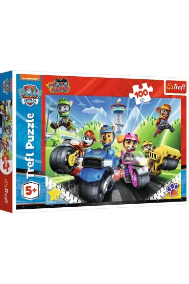 Puzzle 100 el. Psi Patrol na motorach Trefl