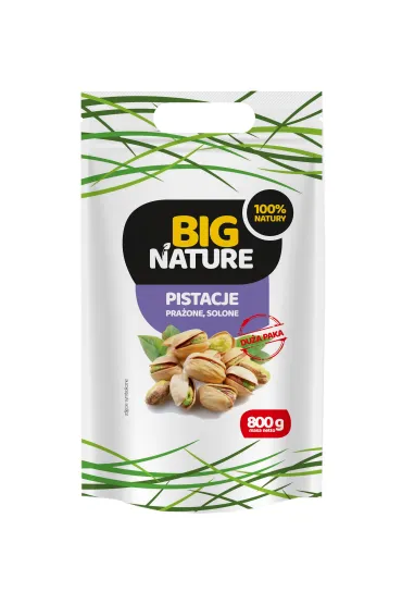 Big Nature Pistacje pra�one solone Du�a Paka 800 g