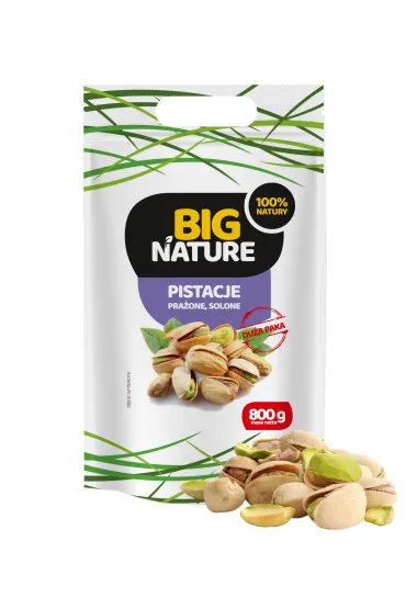 Big Nature Pistacje pra�one solone Du�a Paka 800 g