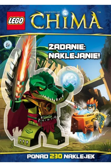 LEGO Chima. Zadanie: naklejanie. 230 naklejek