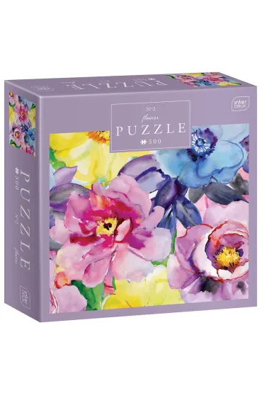 Puzzle 500 el. Flowers 2 Interdruk