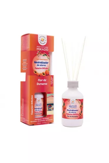 La Casa de los Aromas Patyczki zapachowe neutralizuj�ce przykre zapachy Brzoskwinia 100 ml