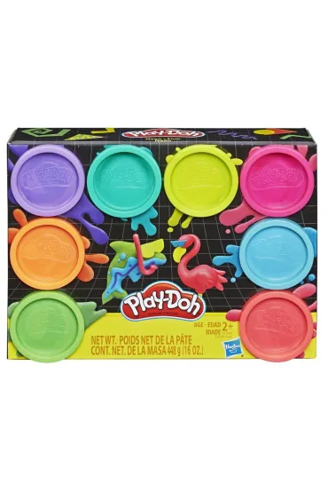 Ciastolina 8-pak kolor�w neon E5063 Hasbro