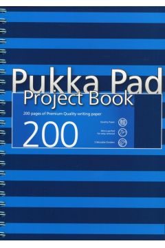 Project Book Navy A4 200 kratka niebieski