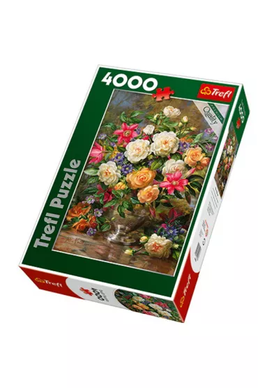 Puzzle 4000 el. Kwiaty dla Kr�lowej El�biety Trefl