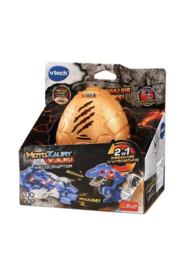 Motozaury - Welociraptor w jajku VTECH V-Tech