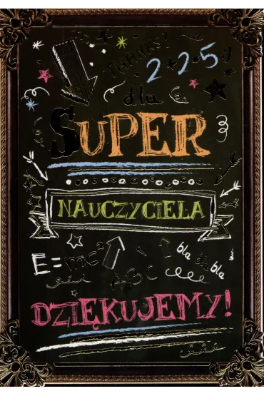 Kukartka Karnet Super nauczyciel PP-1869