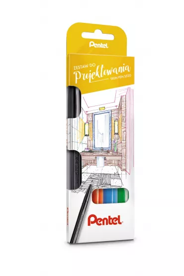 Pentel Pisak Sigh Pen 4 szt.