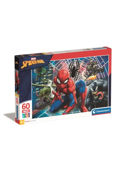 Puzzle 60 el. Maxi SuperColor. Spider-man Clementoni