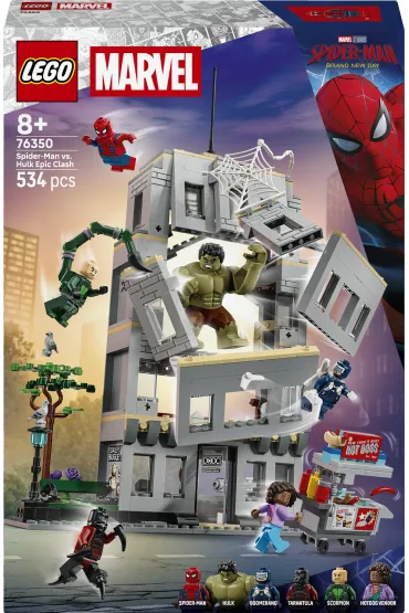 LEGO Super Heroes Epickie starcie: Spider-Man kontra Hulk 76350