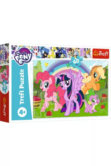Puzzle 60 el. T�czowa przyja��. My Little Pony Trefl