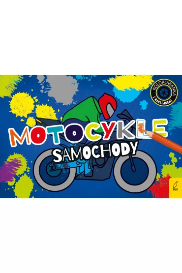 Kolorowanki z naklejkami. Motocykle i samochody