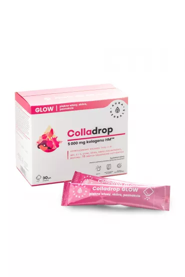 Aura Herbals Colladrop Glow kolagen morski 5000 mg Suplement diety 30 x 6.2 g
