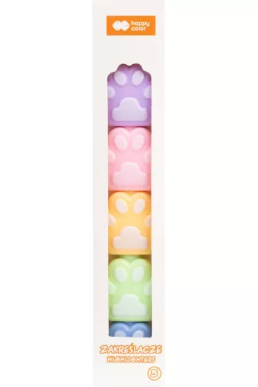 Zakre�lacze Cat&Dog 5 szt HAPPY COLOR