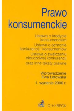 Prawo konsumenckie - ��towska Ewa