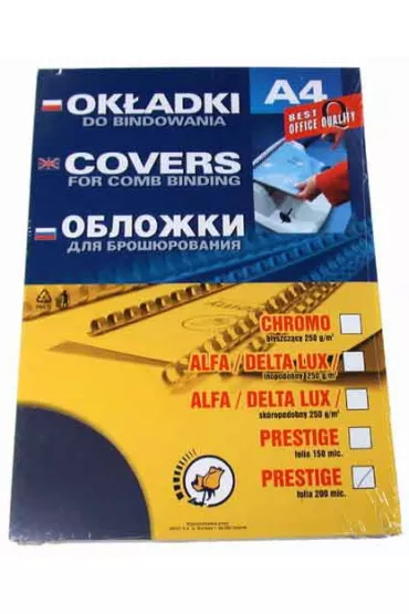 Argo Ok�adka do bindowania prze�roczysta A4