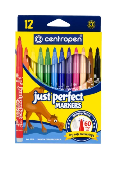 Centropen Flamastry niewysychaj�ce 12 szt.