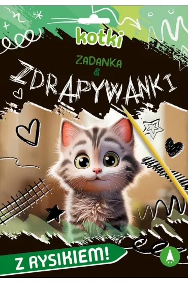 Wydrapywanka 180X260  Kotki. Zadanka & zdrapywanki SKRZAT 079692 - Monika  �lizowska