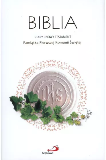 Biblia ST i NT- Pami�tka Pierwszej Komunii �wi�tej