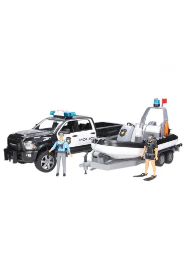 Dodge RAM 2500 Policyjny Pikap z �odzi� Bruder