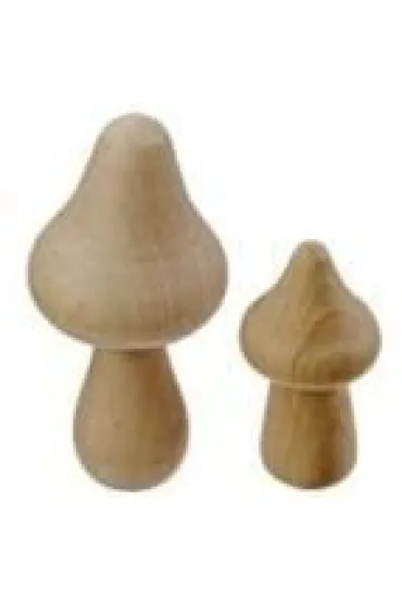 Titanum Grzybki drewniane 2 szt.