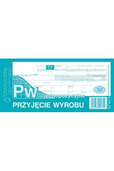 Przyj�cie wyrobu 1-pozycyjne 381-8