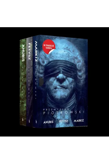 Pakiet - Komisarz Igor Brudny: Tomy 7-9. Anubis / Fetysz / Markiz - Przemys�aw Piotrowski