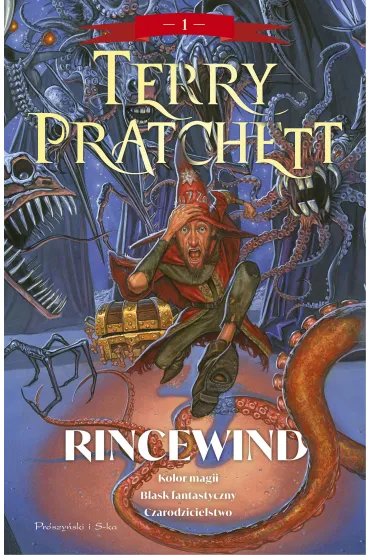 Rincewind. Tom 1 (Kolor magii, Blask fantastyczny, Czarodzicielstwo) (barwione brzegi) - Terry Pratchett