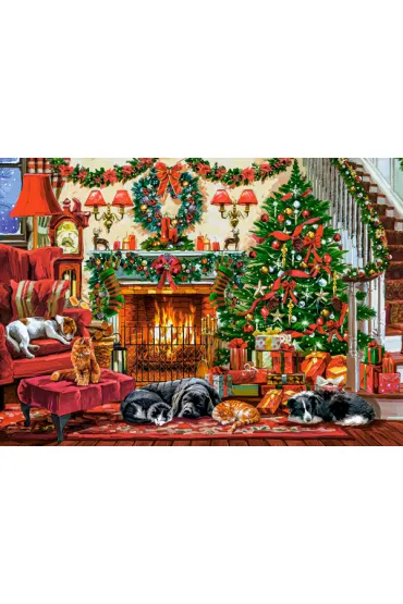 Puzzle 260 el. Cozy Fireplace Castorland