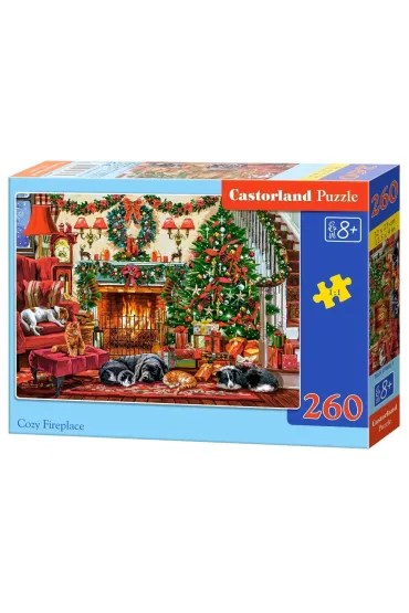 Puzzle 260 el. Cozy Fireplace Castorland