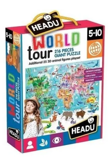 Puzzle Podr� dooko�a �wiata Headu