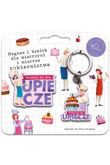 Zestaw magnes + brelok Wypieki PORYS