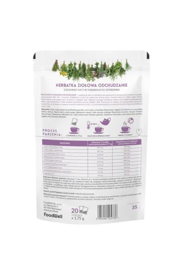 Purella Mieszanka zi� Super Herbs na odchudzanie 20 x 1,75 g