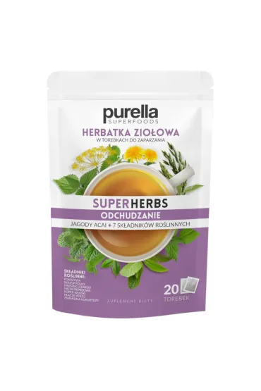 Purella Mieszanka zi� Super Herbs na odchudzanie 20 x 1,75 g