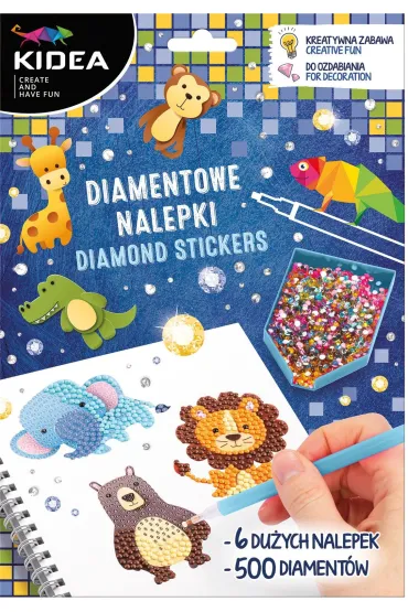 Derform Naklejki diamentowe Weso�e zwierz�ta