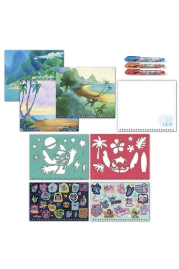 Zestaw kreatywny Designer Activity Book Disney Stitch Totum
